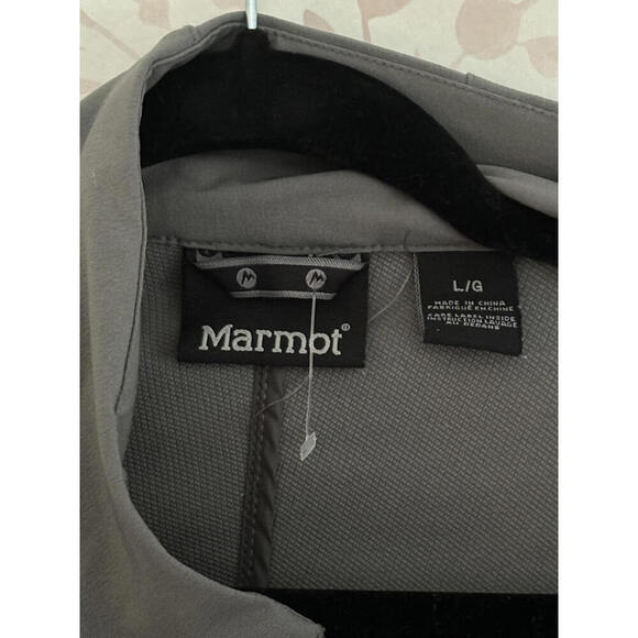 FALL CLEARANCE EUC Marmot Lightweight Gray Jacket with Gartner Logo M MED - Picture 9 of 9